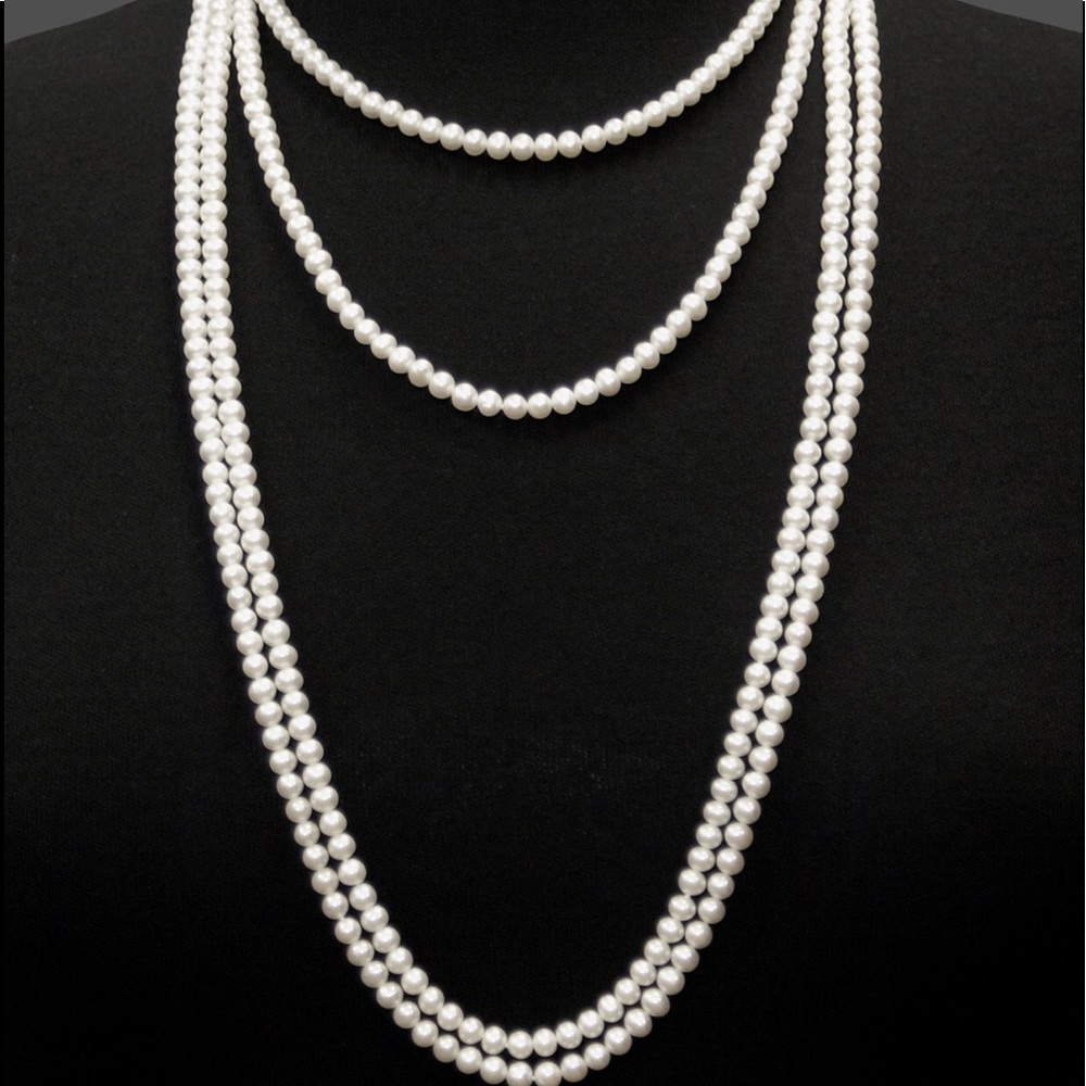 Endless Strand Pearl Necklace
